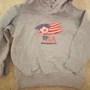 Rabbit Skins Gray USA World Cup Hoodie